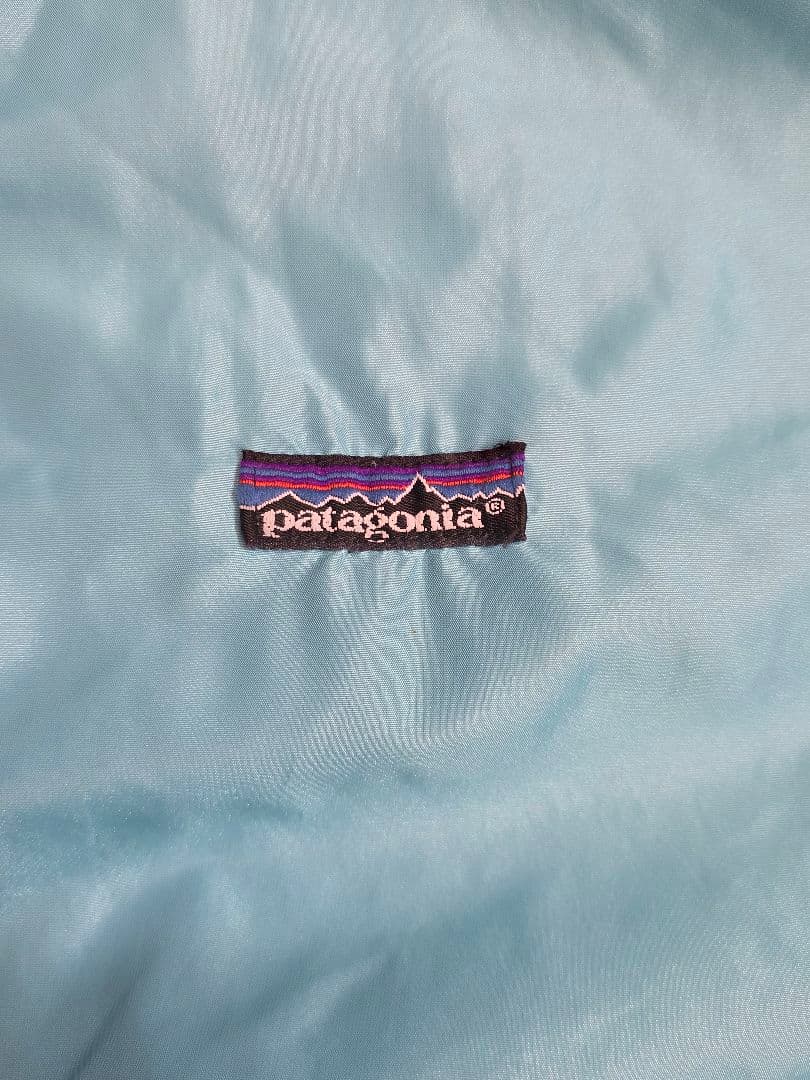 花*札様 【美品】patagonia シェルドシンチラ 水色 88s USA R