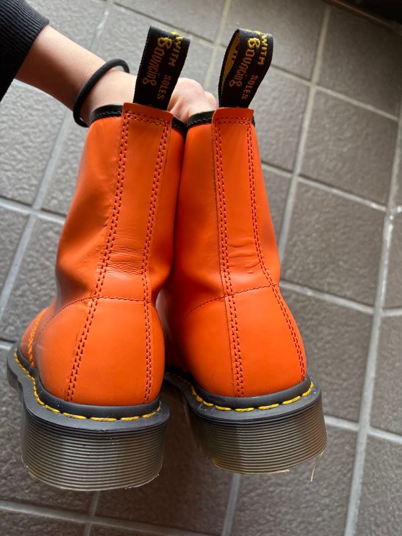 Dr.Martens ドクターマーチン　8ホール　オレンジ