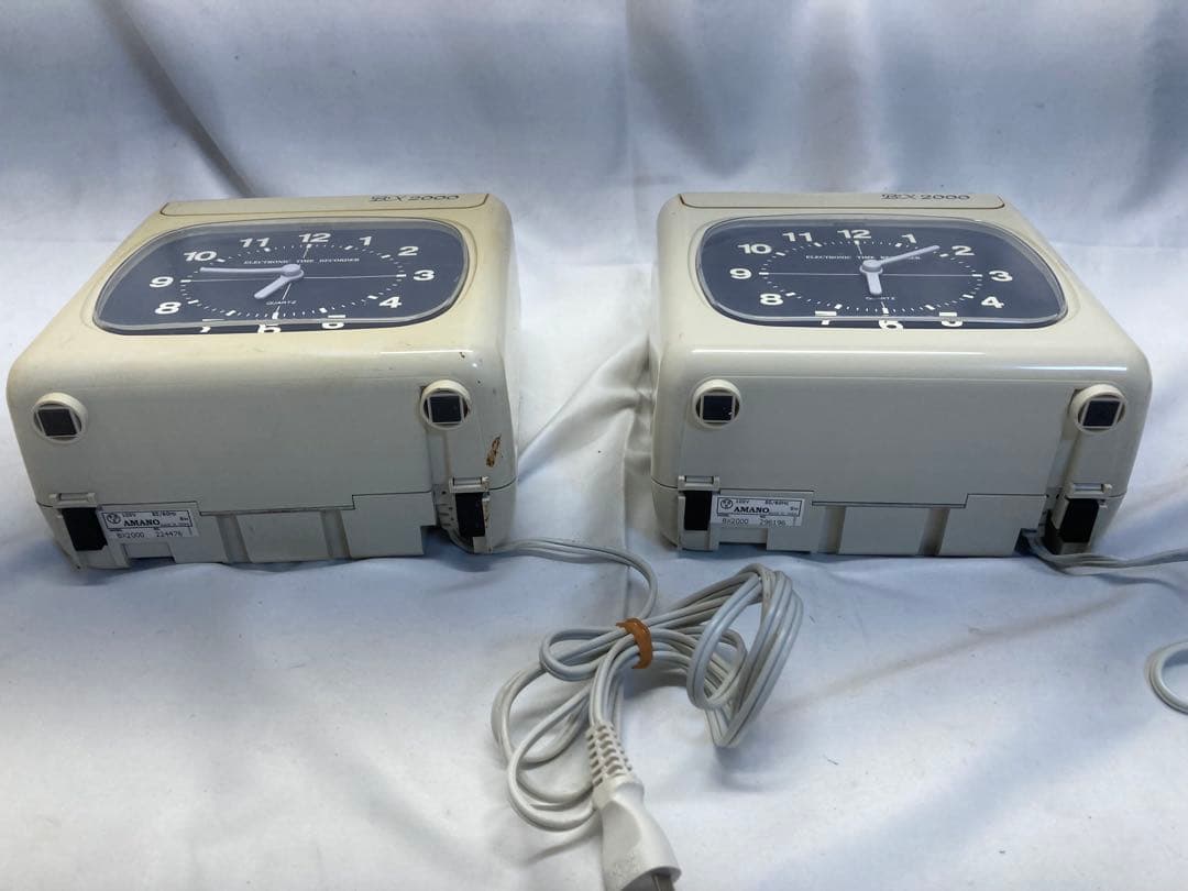 AMANO アマノ　タイムレコーダー　BX2000 ジャンク品2台セット