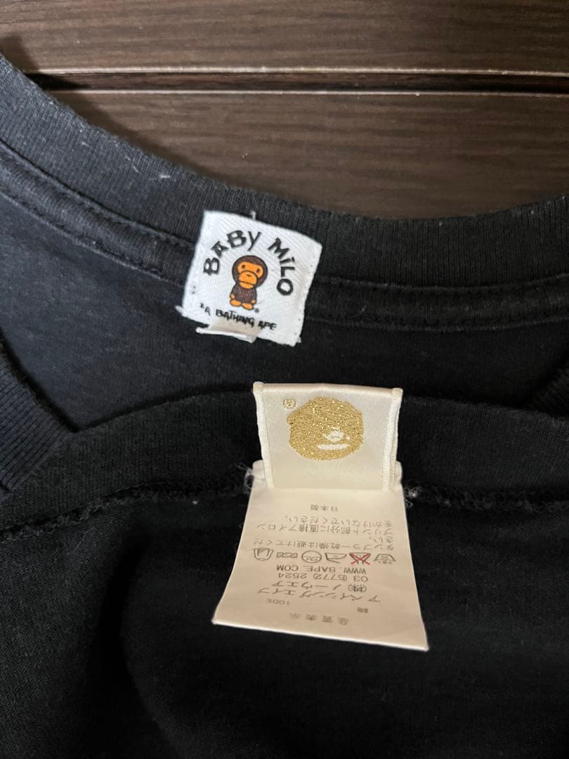 中古品！A BATHING APE×サンリオ コラボ Tシャツ《M》+おまけ紙袋