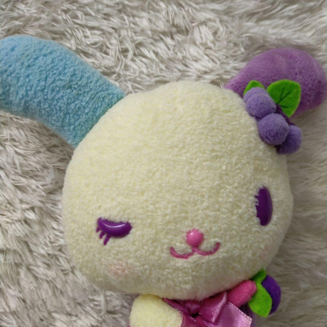 平成レトロ ウサハナ ぬいぐるみ 2006 ぶどう 非売品 レア　Y2K