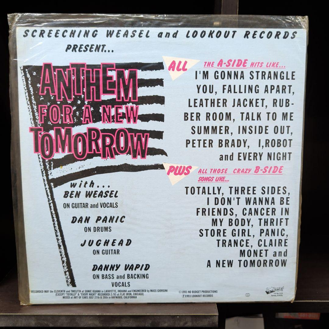 洋楽 SCREECHING WEASEL / ANTHEM FOR A NEW