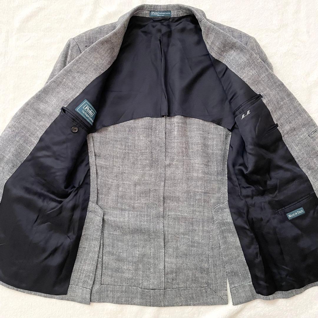 美品 Polo by Ralph Lauren リネン シルク イタリア製 40