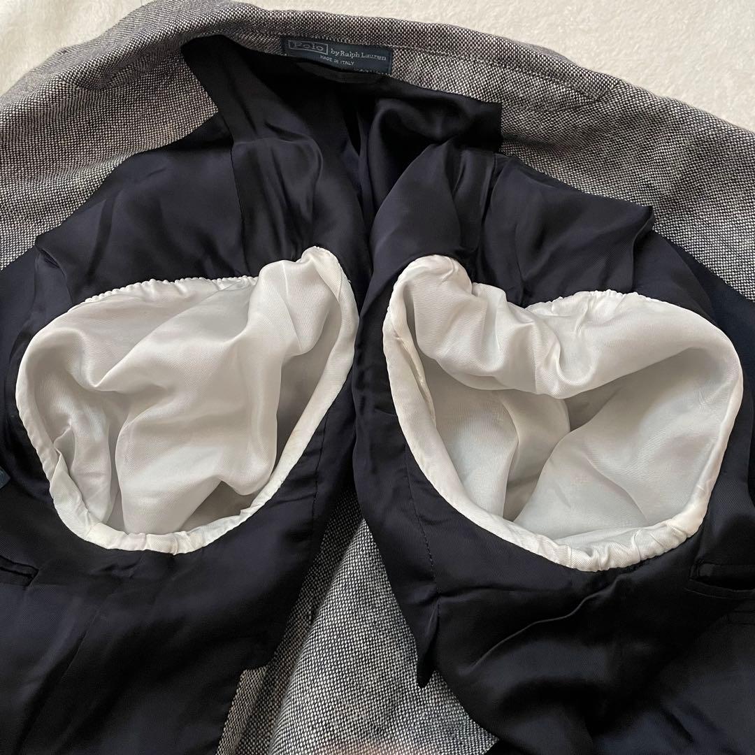 美品 Polo by Ralph Lauren リネン シルク イタリア製 40