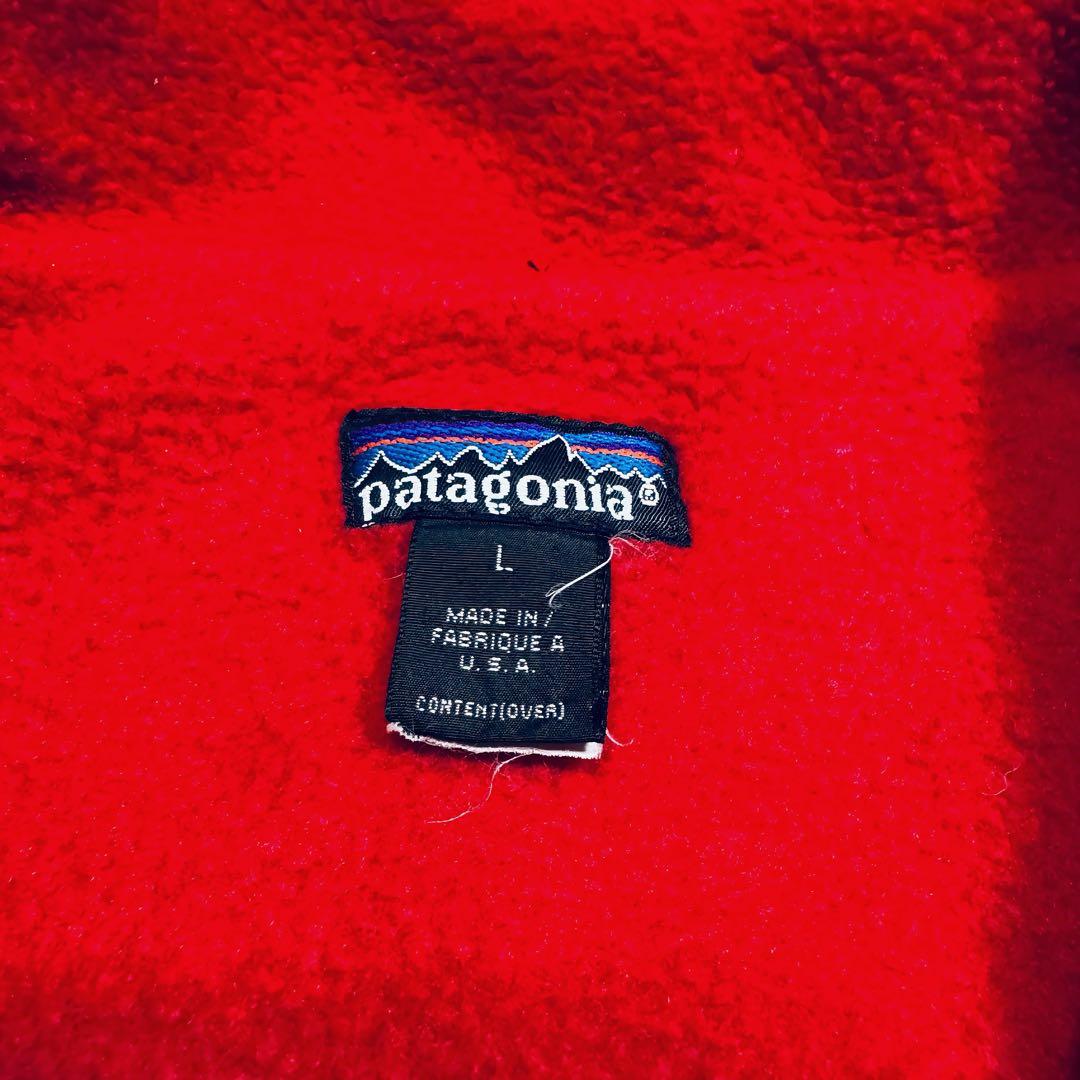90s Patagonia シェルドシンチラ フリース ベスト USA製