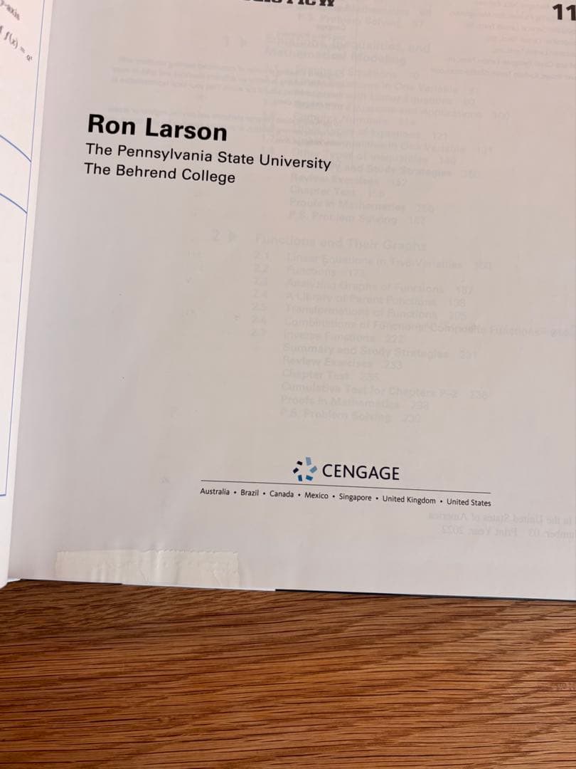 語学・辞書・学習参考書 COLLEGE ALGEBRA 11e Ron Larson