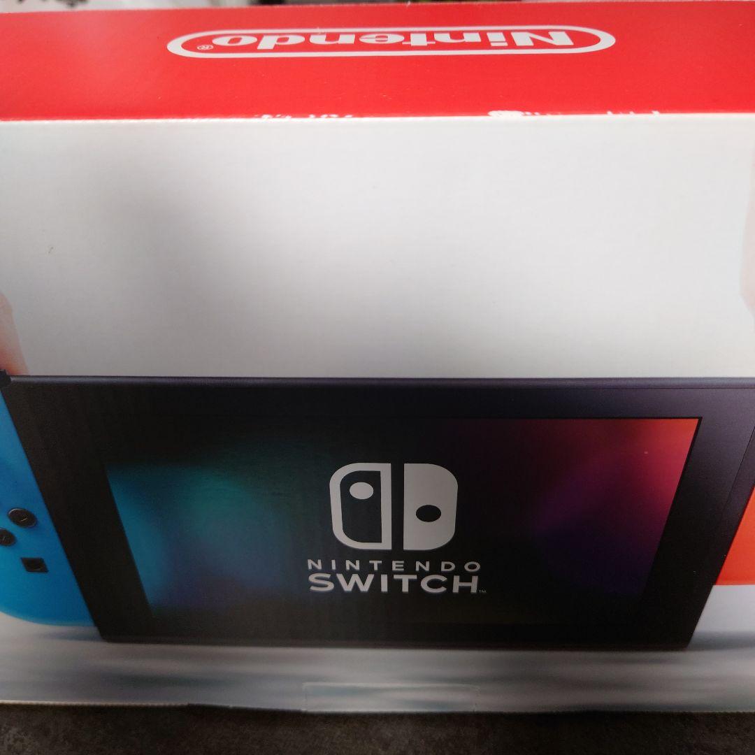 コ*ん様 Nintendo Switch 本体 青/赤