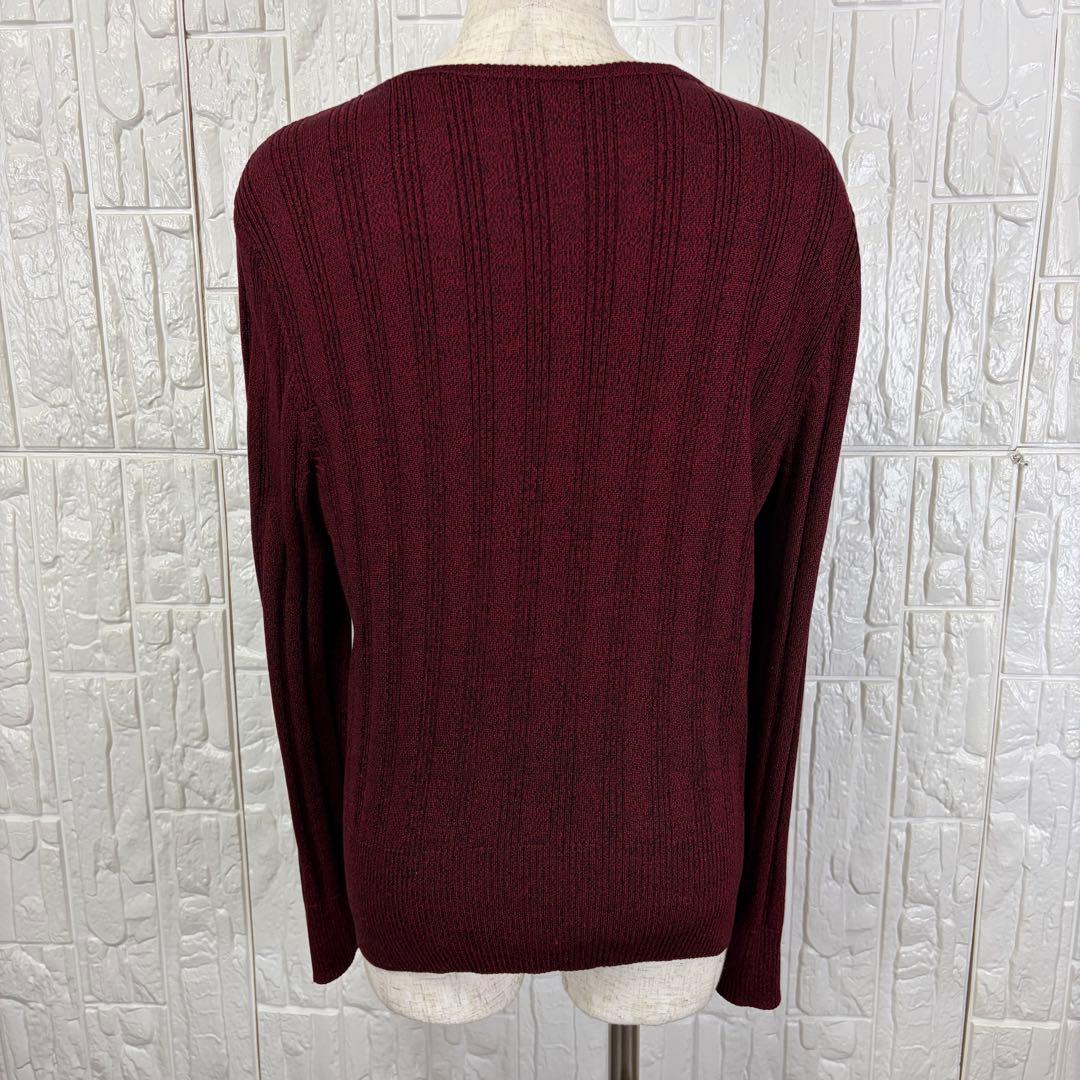 【美品】Leilianレリアン　シルク100 ニットアンサンブル　13+【v7】