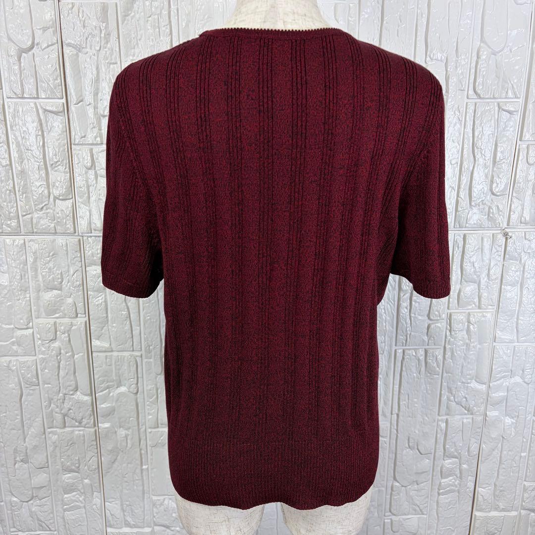 【美品】Leilianレリアン　シルク100 ニットアンサンブル　13+【v7】