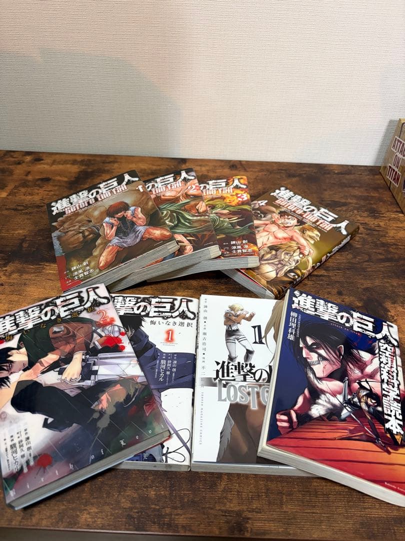 【中古】進撃の巨人 全巻セット＋スピンオフ作品