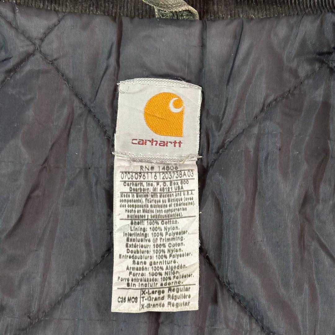 [フェード]Carhartt トラディショナルコート MOS XL モスグリーン