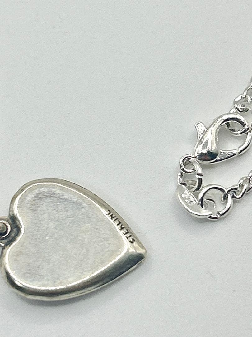 ヴィンテージ スウィートハート　蝶　シルバー 925 necklace