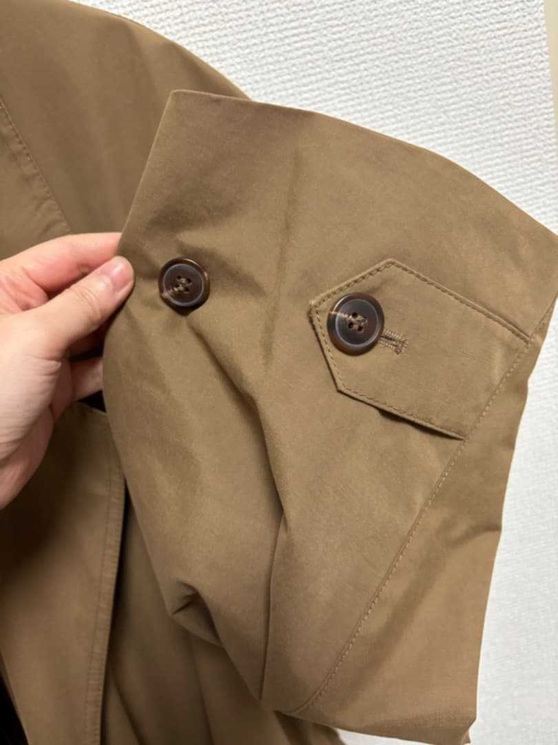 low classic ロウクラシック ブラウン トレンチコート ベルト付き