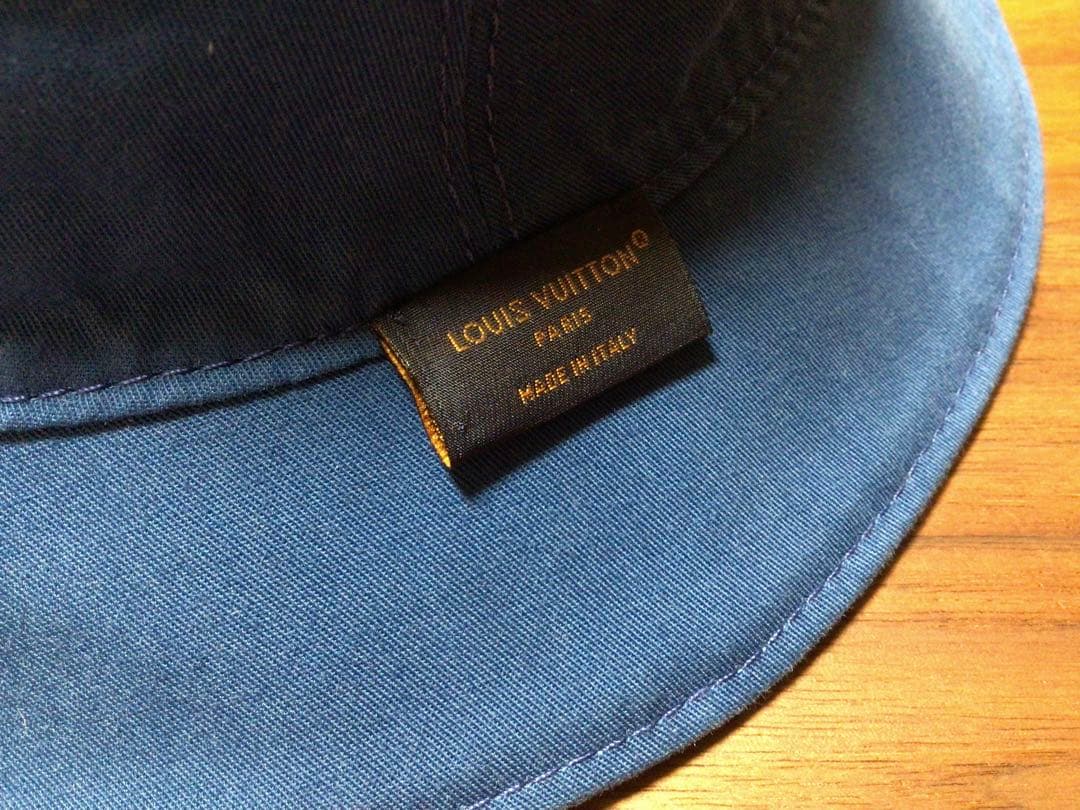 帽子 LOUIS VUITTON REVERSIBLE DENIM BUKET HAT