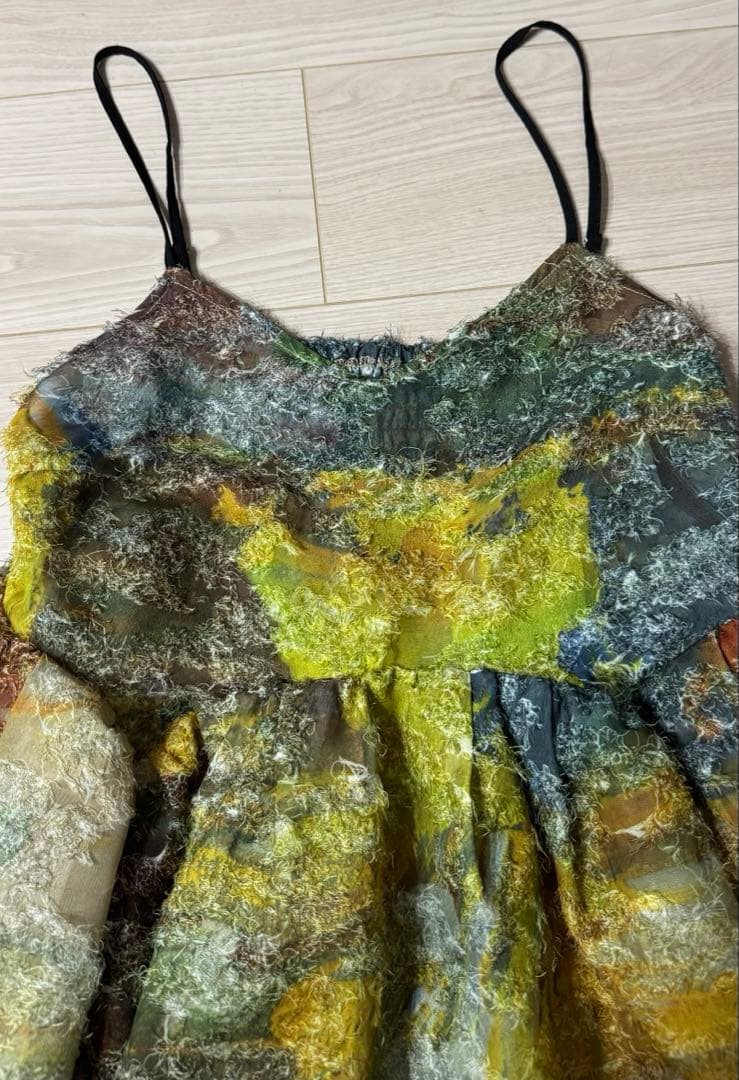トップス Ameri MEDI RACHEL FLUFFY ART CAMISOLE