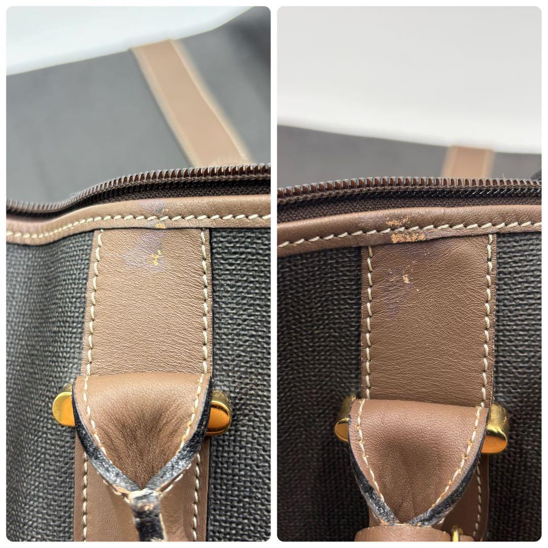 dunhill ダンヒル レザー PVC ボストンバッグ ハンドバッグ 大容量