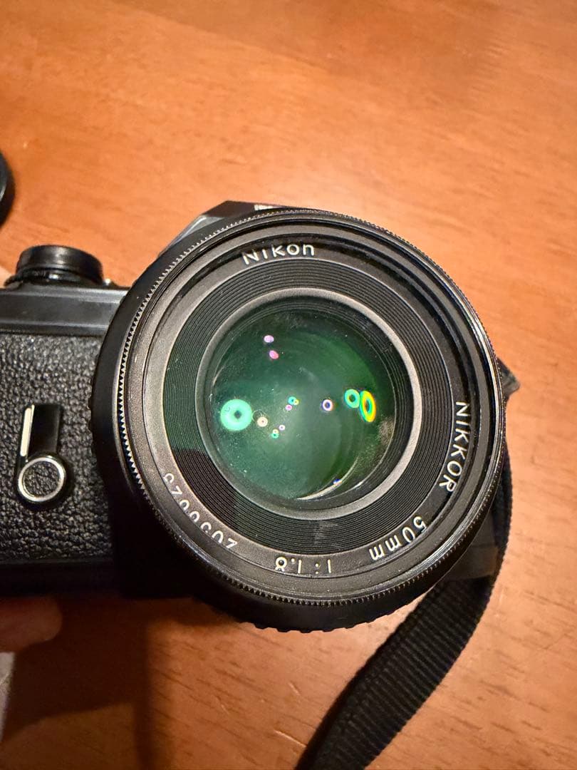 Nikon EM 本体+50mm f1.8 レンズ+L1Bcフィルター&取説付き