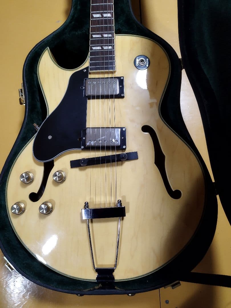 トーカイ　フルアコ　ES-175　ハードケース　レフティ　希少　右用ナットおまけ