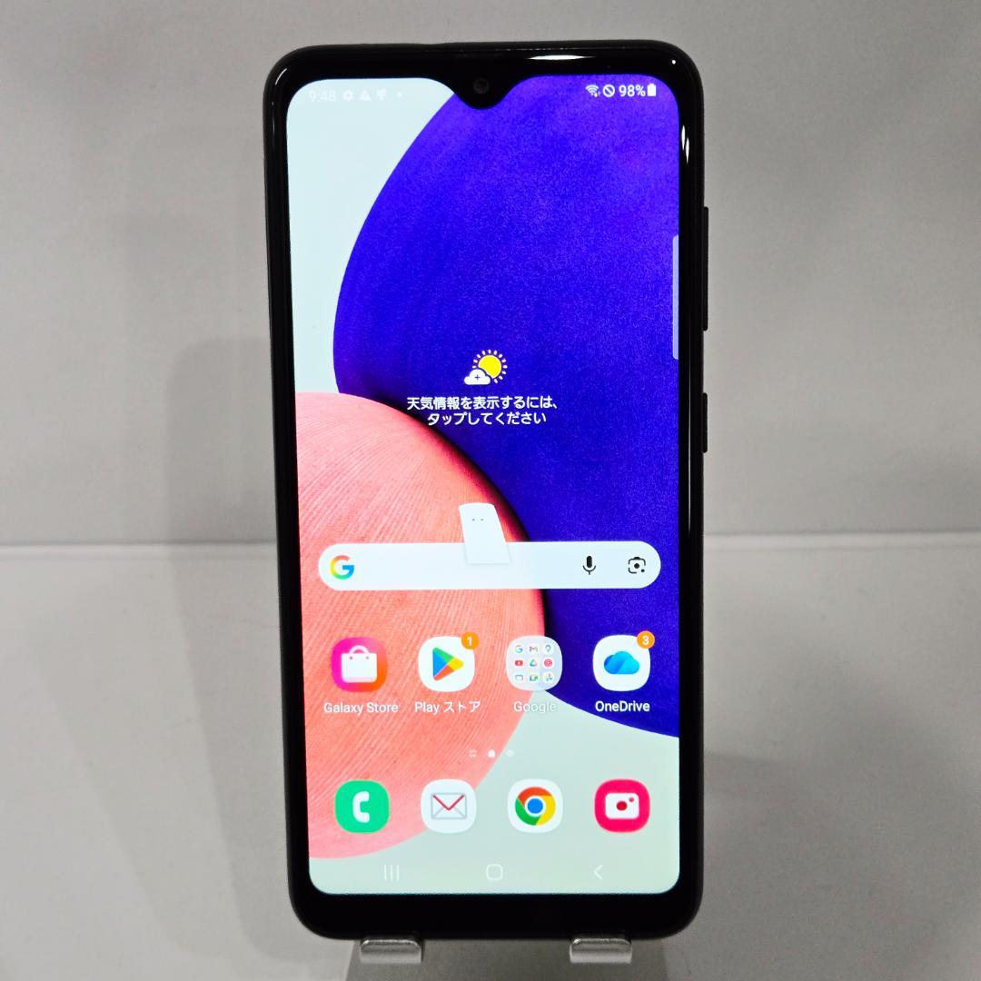 02 Galaxy A22 ブラック SIMフリー