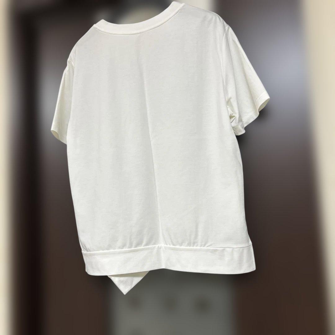 【ミーシャ】ロエベ　カットソー　ロゴキラキラ　ホワイト