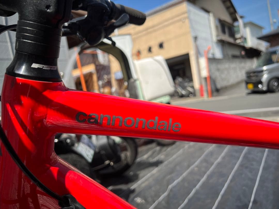 cannondale quick3 赤 クロスバイク