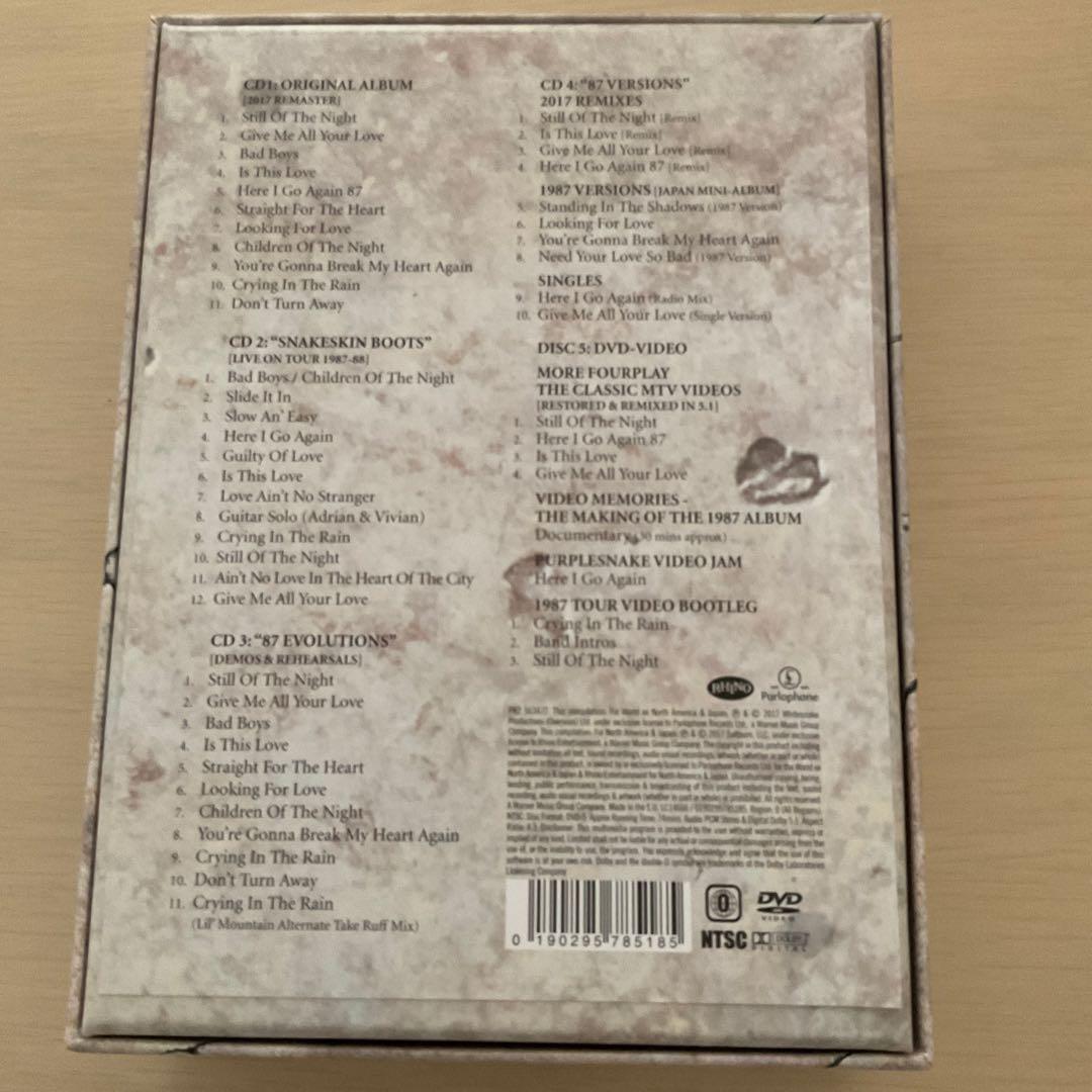 ホワイトスネイク　サーペンスアルバス　30周年限定盤　4CD+DVD SHMCD