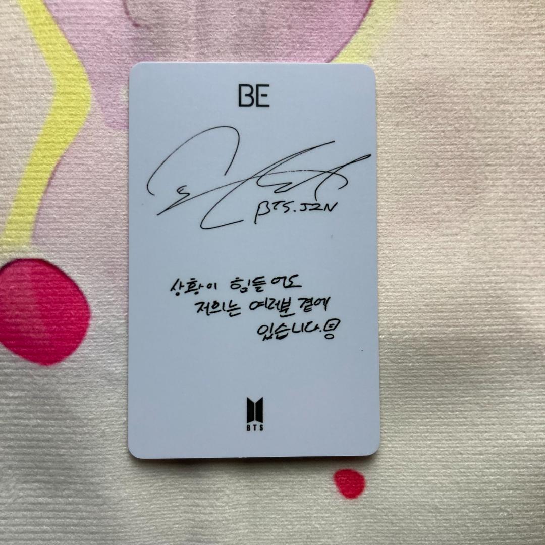BTS JIN ラキドロ BE 未公開 トレカ