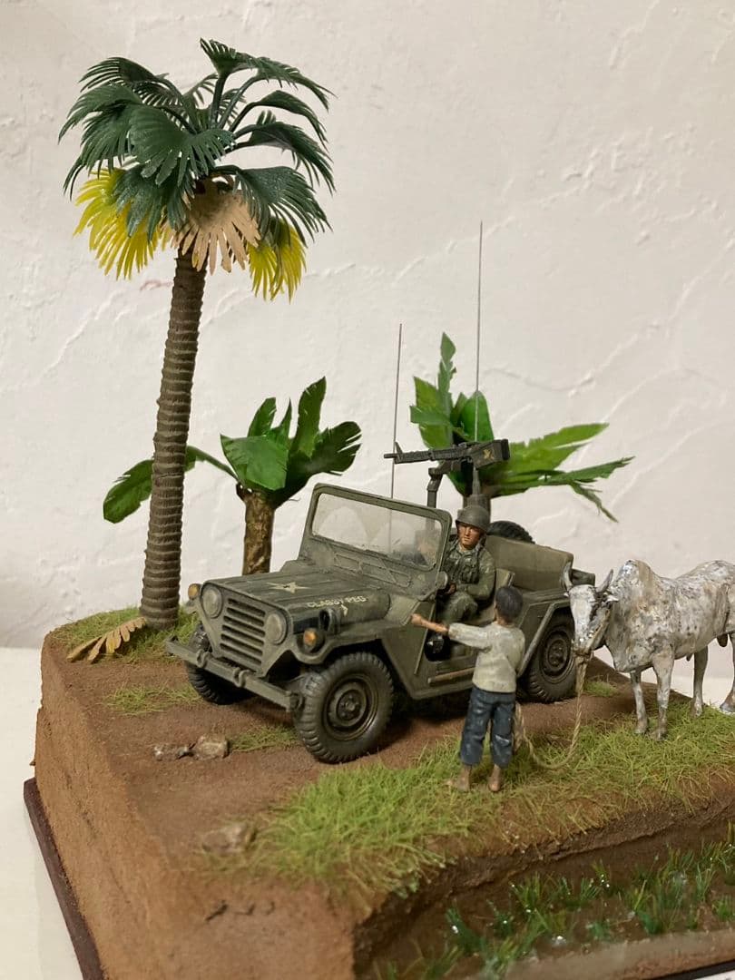 米陸軍 M151A2、ベトナム　ミリタリー　ジオラマ
