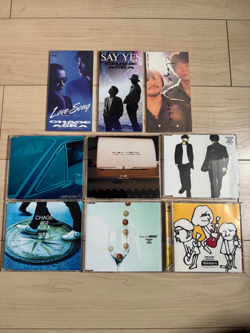 CHAGE & ASKA シングルCD9枚・ALBUM16枚セット