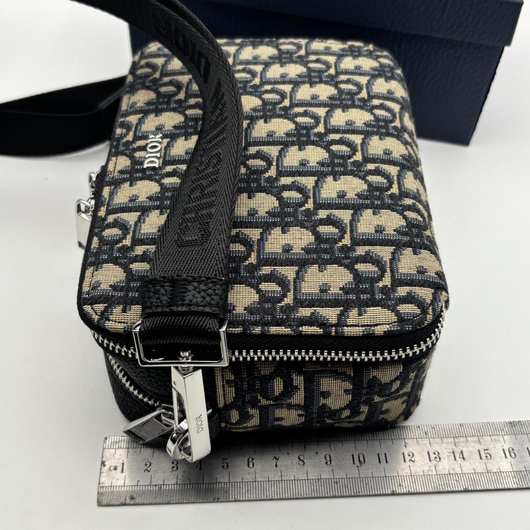 DIOR ディオール オブリーク ショルダーバッグ ミニバッグ ジャカード ロゴ