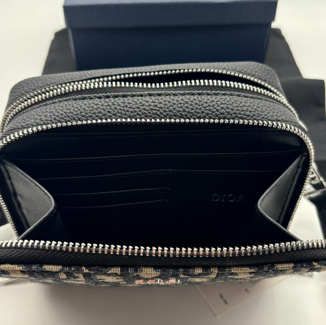 DIOR ディオール オブリーク ショルダーバッグ ミニバッグ ジャカード ロゴ