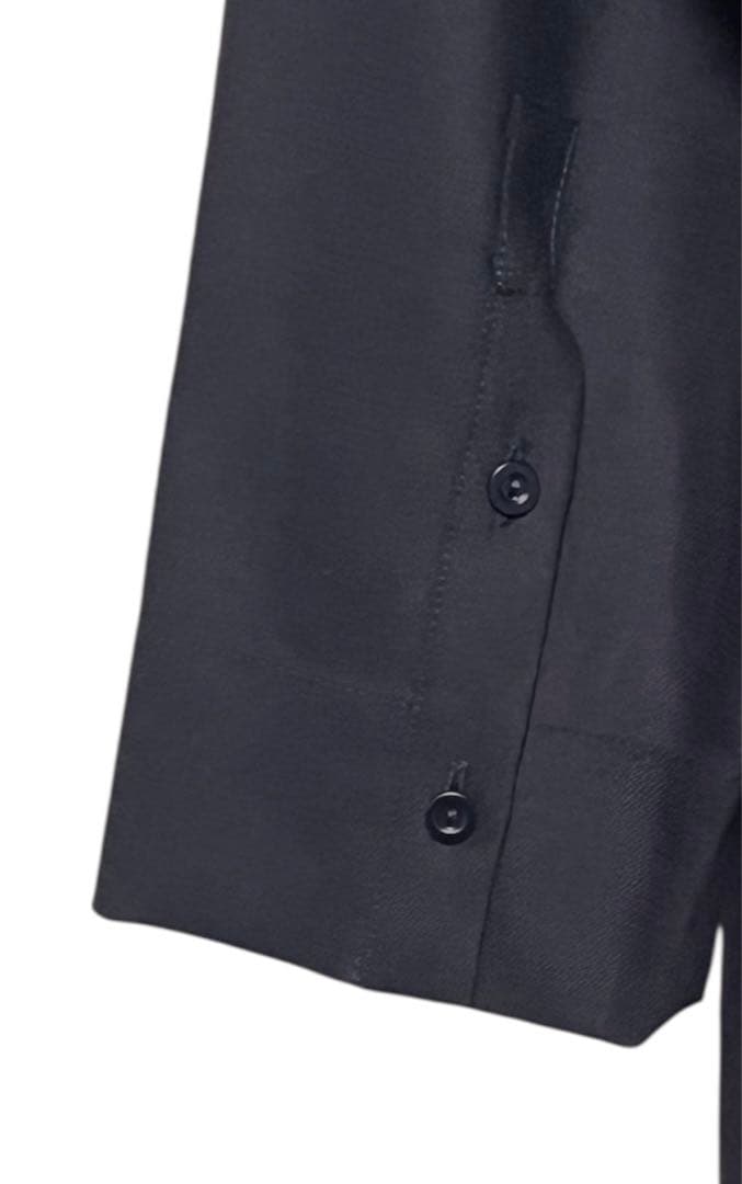 美品　イタリア製　CIVIDINI デザインワンピース　ネイビー　Aライン　40