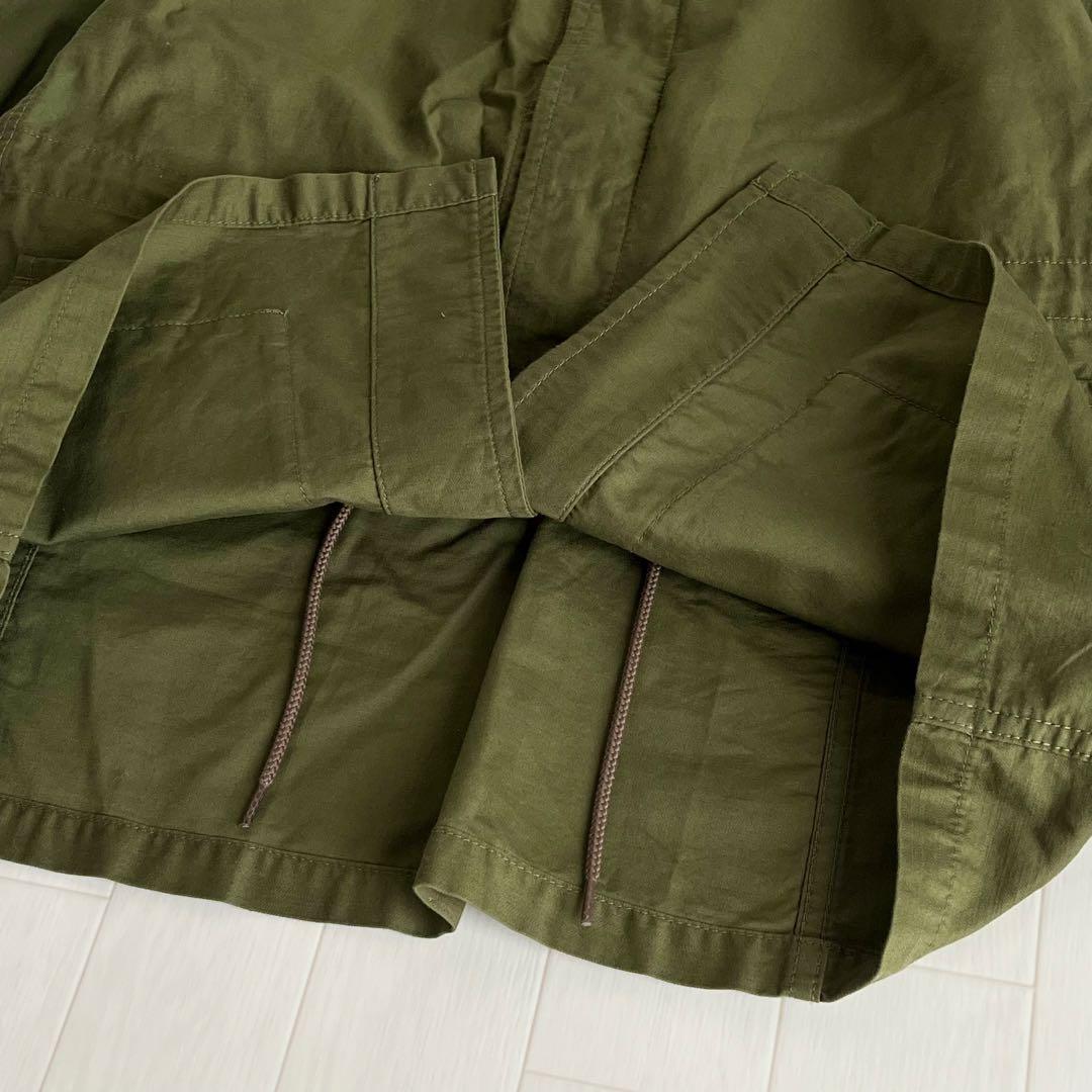 【極美品】TOMORROWLANDバックサテン ミリタリージャケット3.3万