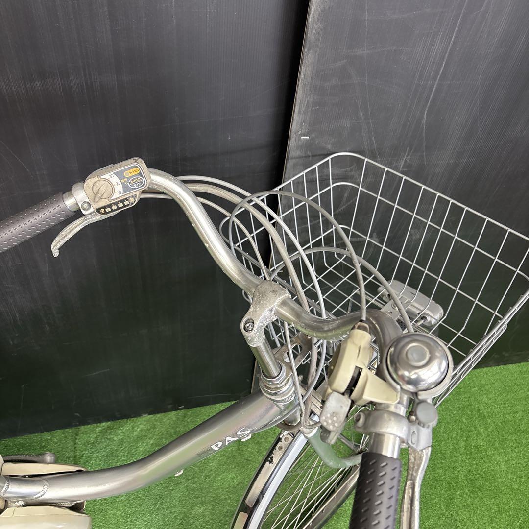 電動自転車 YAMAHA PAS Li-ion シルバー　66★