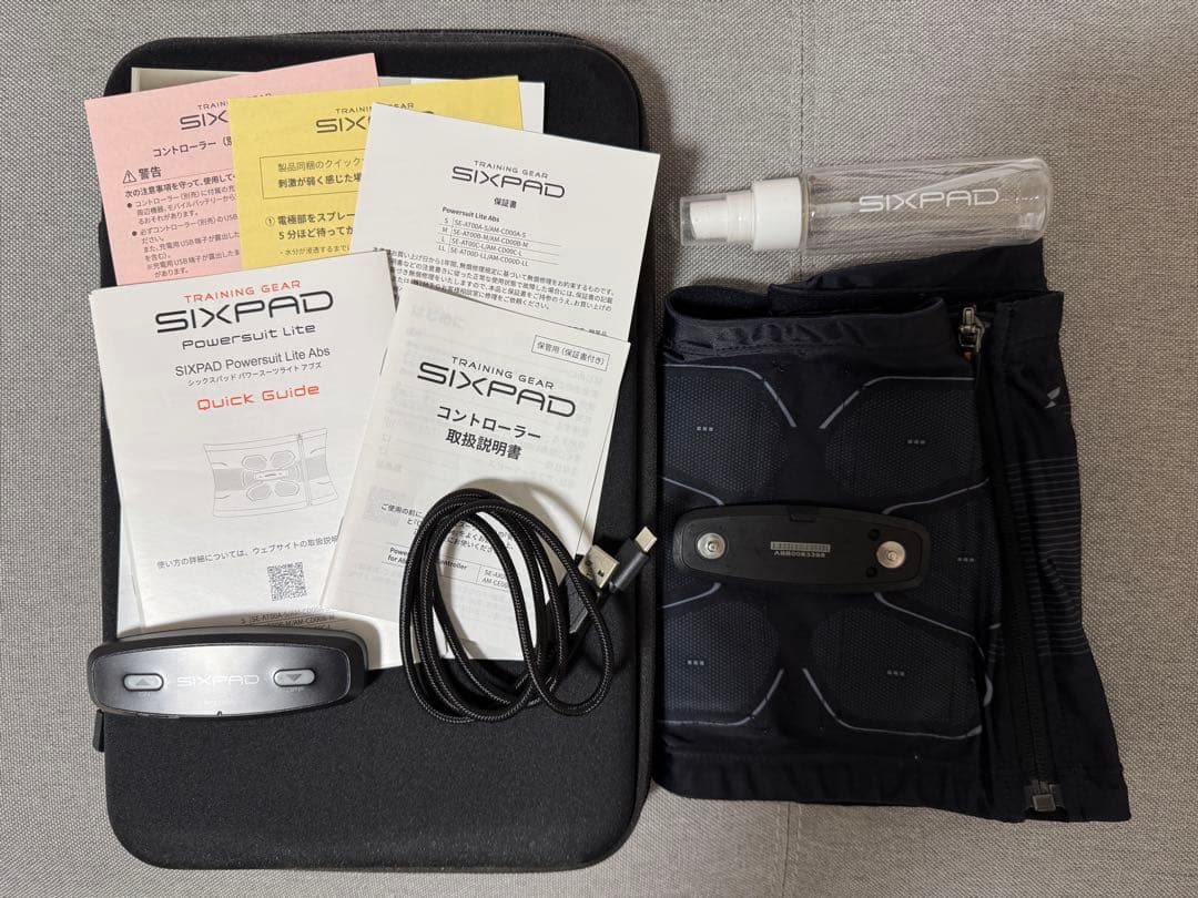 MTG SIXPAD Powersuit Lite Abs 【サイズM】