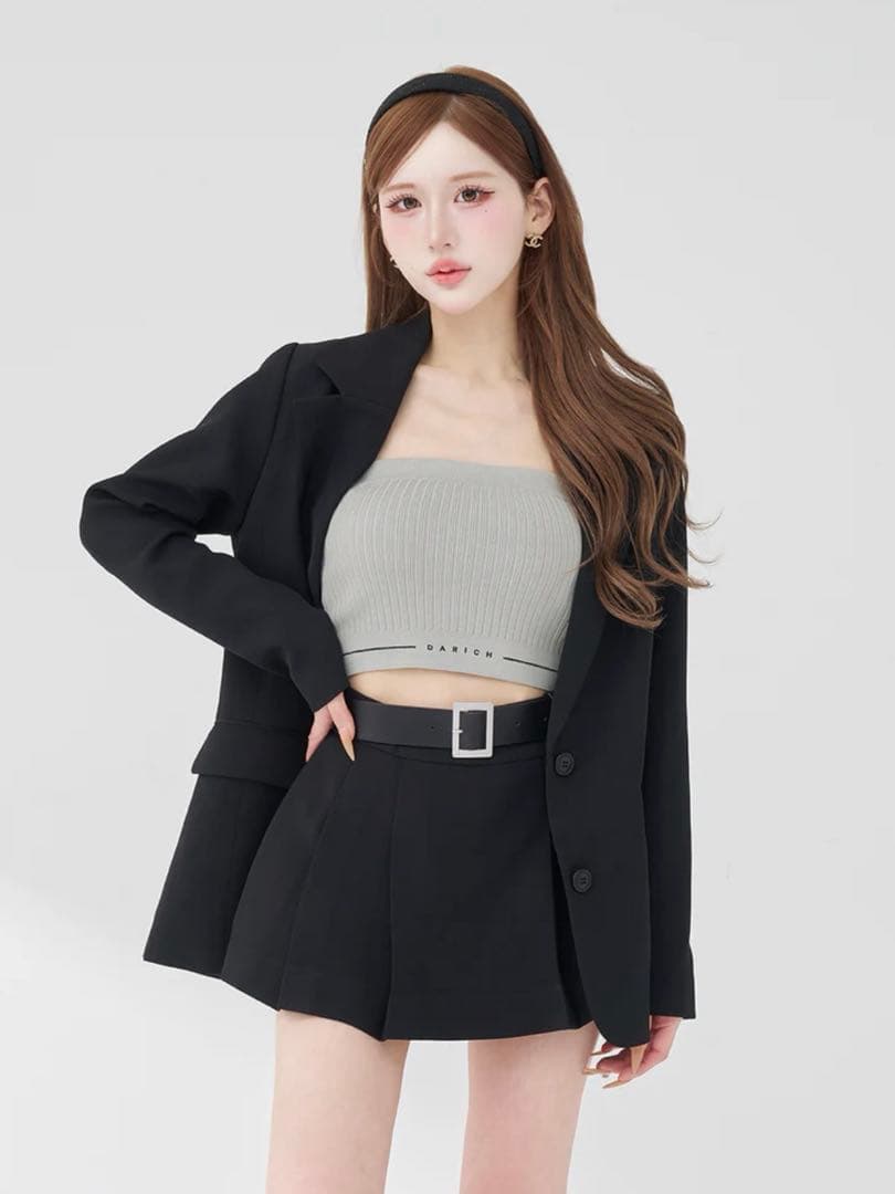 Darich♡ウエストマークテーラードジャケット　(BLK・Sサイズ)