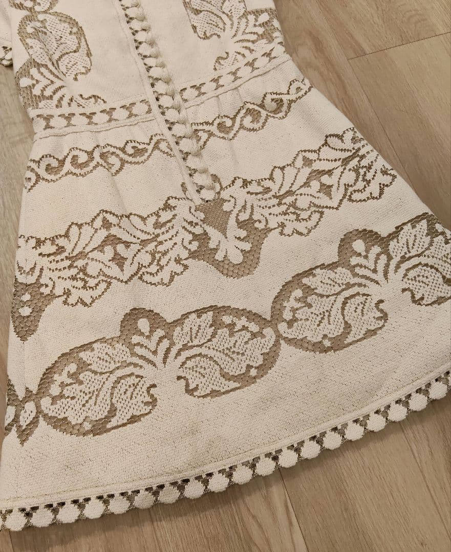 VALENTINO レース ワンピース コットン