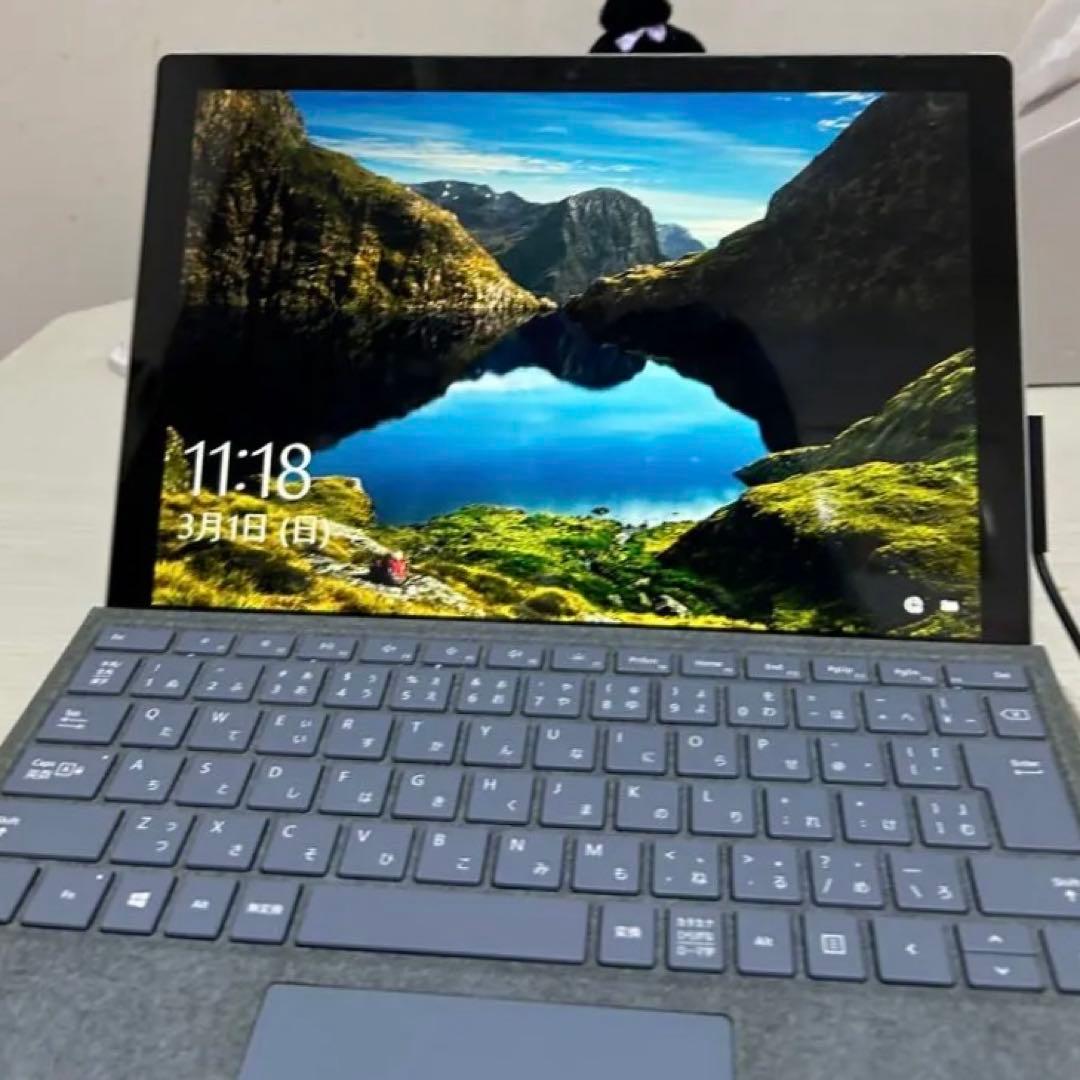【美品★】Surface pro5 8GB 256GB 傷なし キーボード付き
