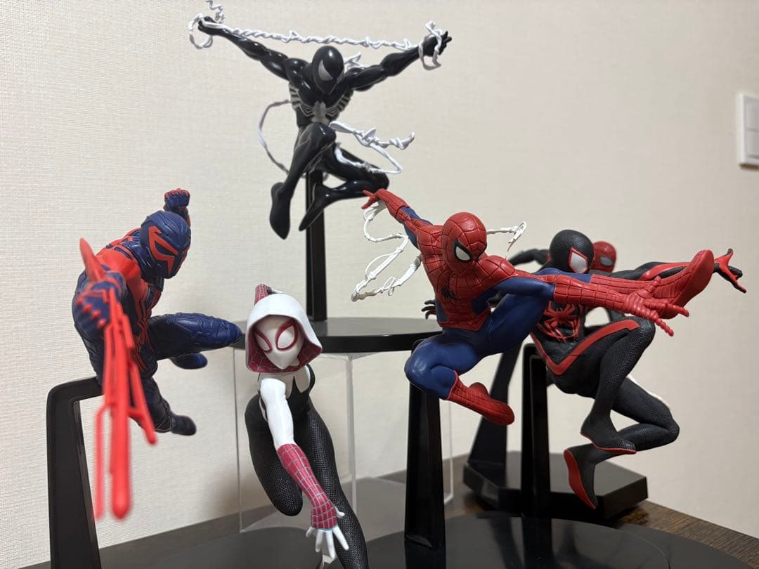 スパイダーマン　フィギュア6点セット