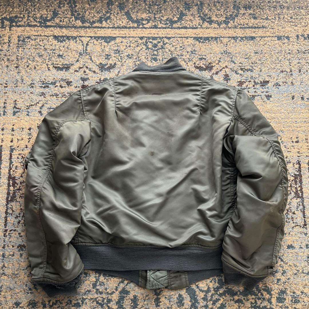 80s U.S.A.F MA-1 グランドグルー 実物 フライトジャケット