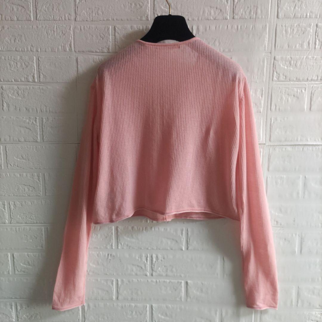 専用✨美品✨Plage 　プラージュ　petit　カーディガン リブ　ピンク