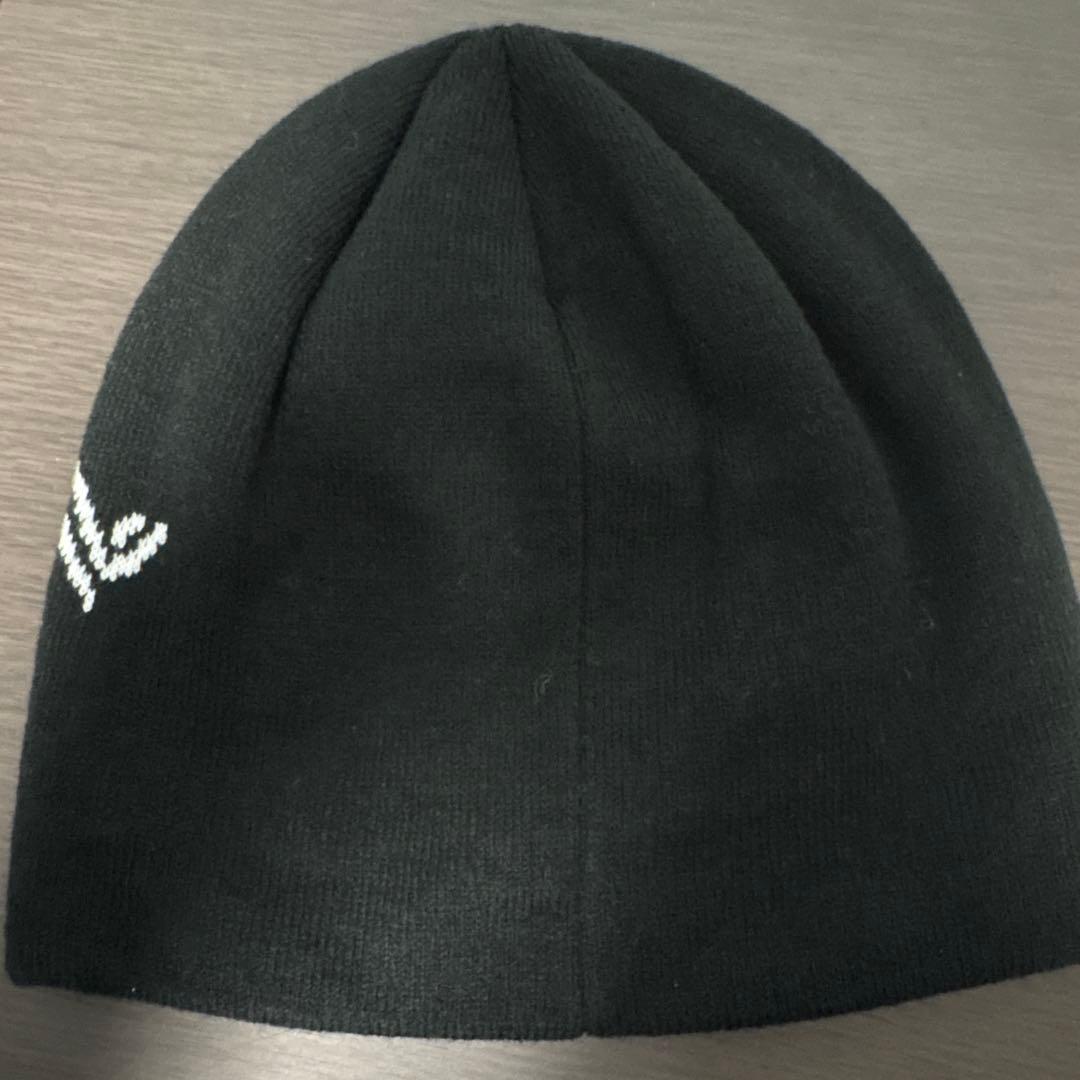 ARC'TERYX ニット帽 ブラック スケルトンロゴ