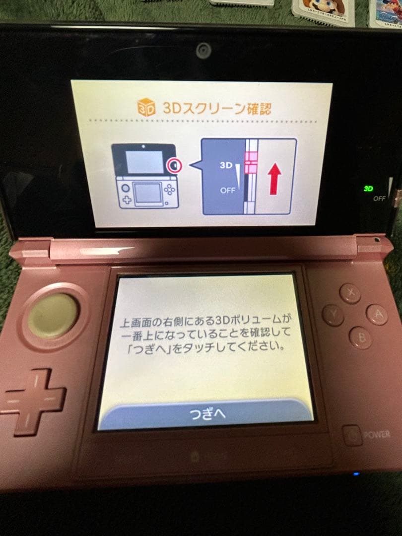 ニンテンドー3DSゲームソフト5個タッチペン、充電器、ARカード付き6枚ケース付