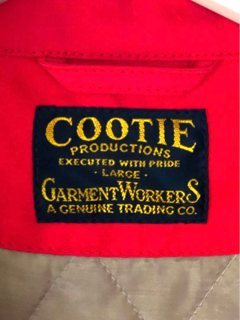 美品　COOTIE クーティー　ドリズラージャケット　ドリズラー　赤　日本製