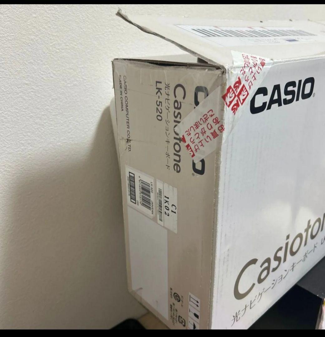 CASIO LK-520 61鍵電子キーボード ホワイト