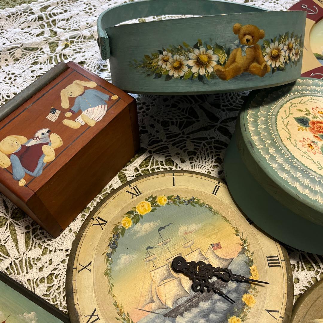 トールペイント作品　まとめて10点セット