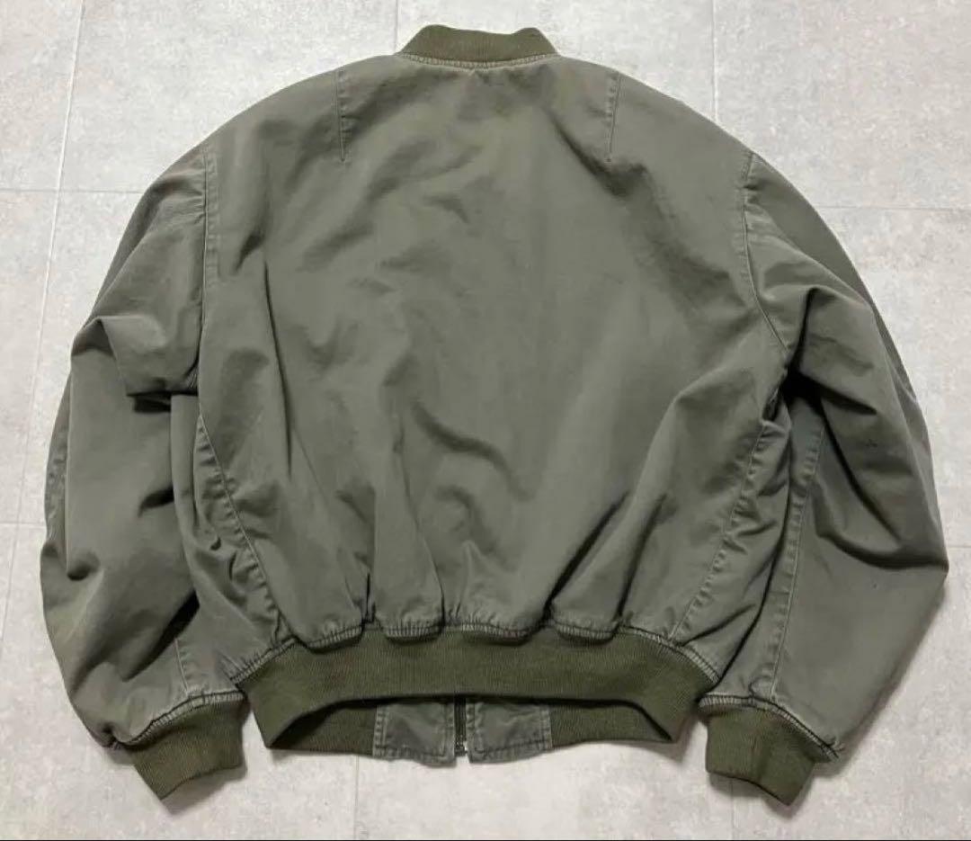 90s OLD GAP 紺タグ コットンボンバージャケット フライト ブルゾン