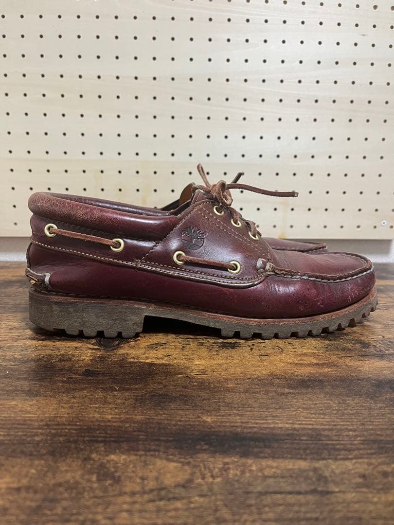 timberland デッキシューズ バーガンディ 27.5cm