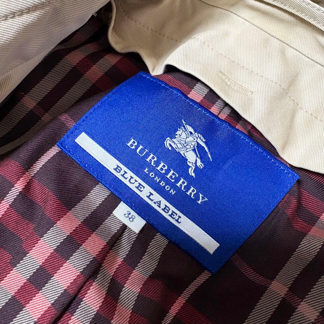 バーバリーブルーレーベル BURBERRY トレンチコート M
