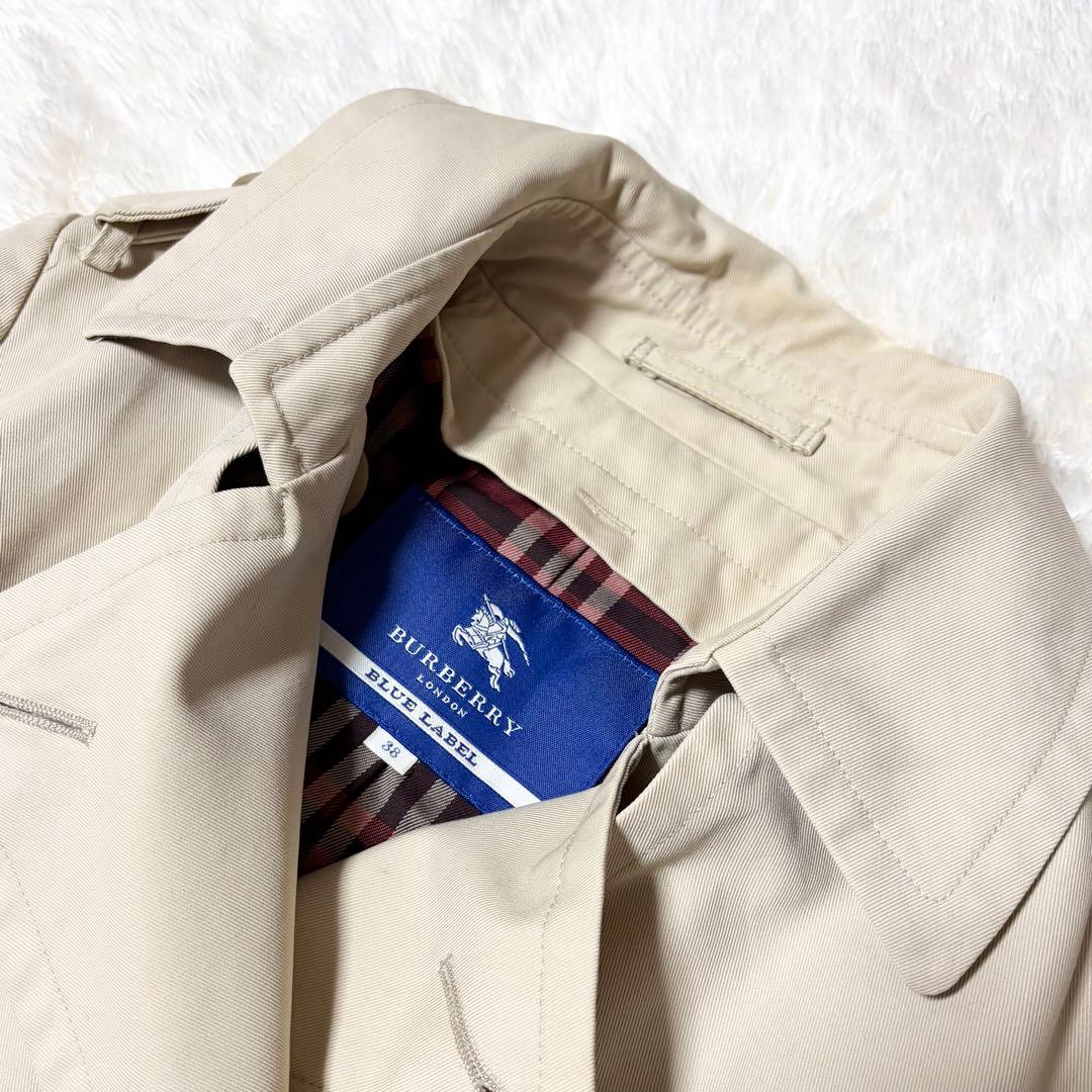 バーバリーブルーレーベル BURBERRY トレンチコート M